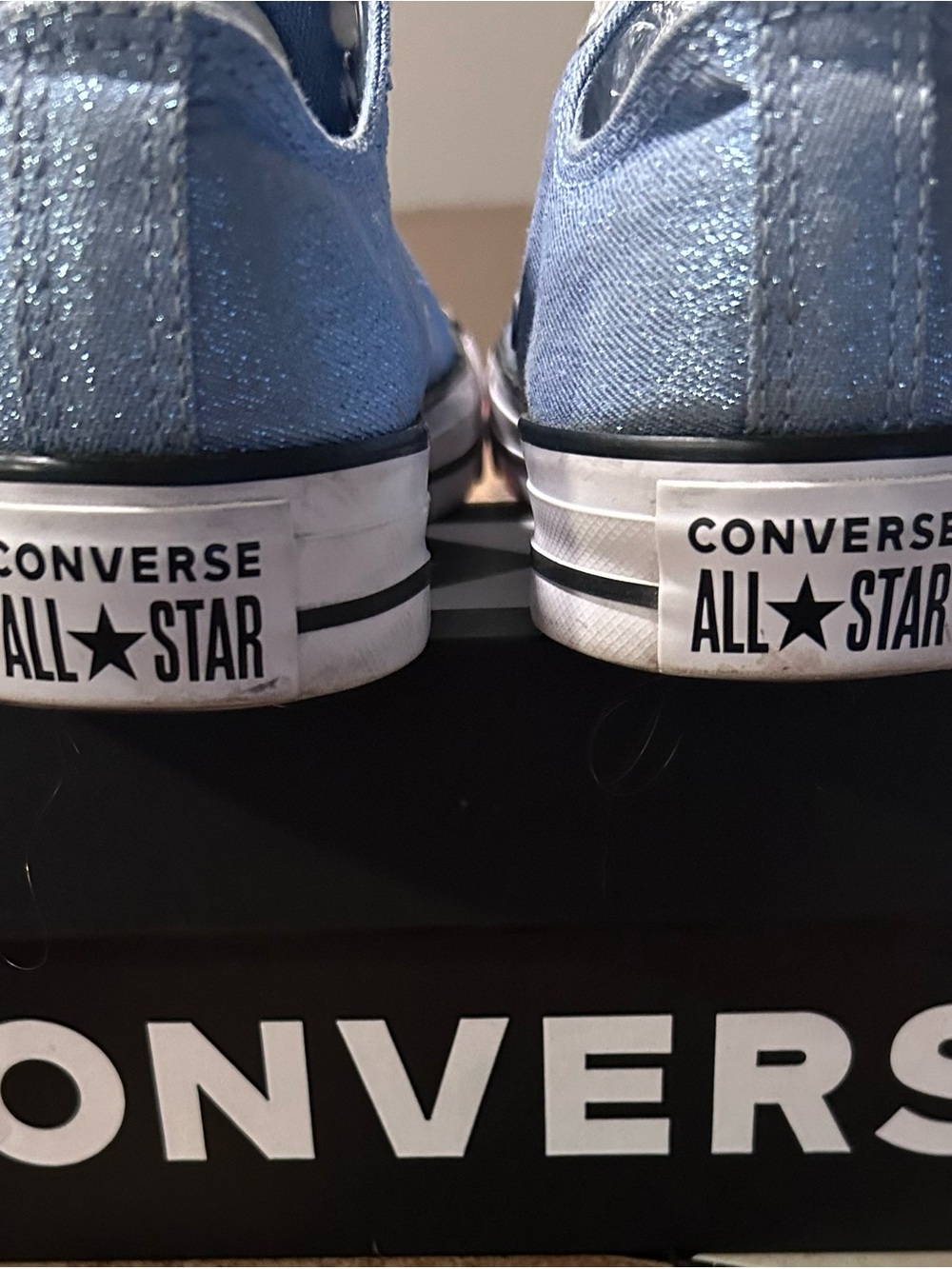 Converse All Star Low Top Sneakers in Light Blue - a little sparkle💙 - Picture 4 of 9